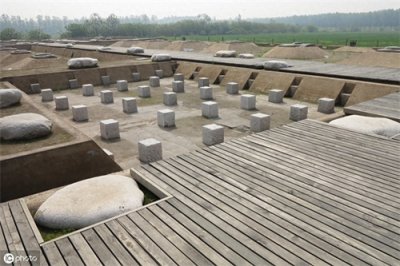 ​未央宫是西汉帝国的大朝正殿，中国古代规模最大的宫殿建筑群之一