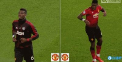 ​太骚了，博格巴热身时提前演练庆祝动作