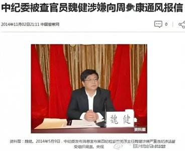 ​中纪委的害群之马 魏健