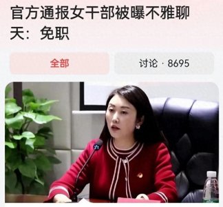 ​湖南美女干部与情夫聊天记录曝光