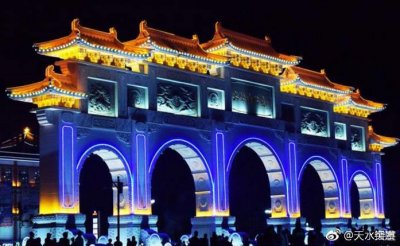 ​甘谷大象山，夜景美爆了