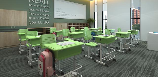 学生课桌椅的安装（安装快捷的升降课桌椅）(2)