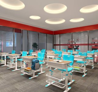 ​学生课桌椅的安装（安装快捷的升降课桌椅）