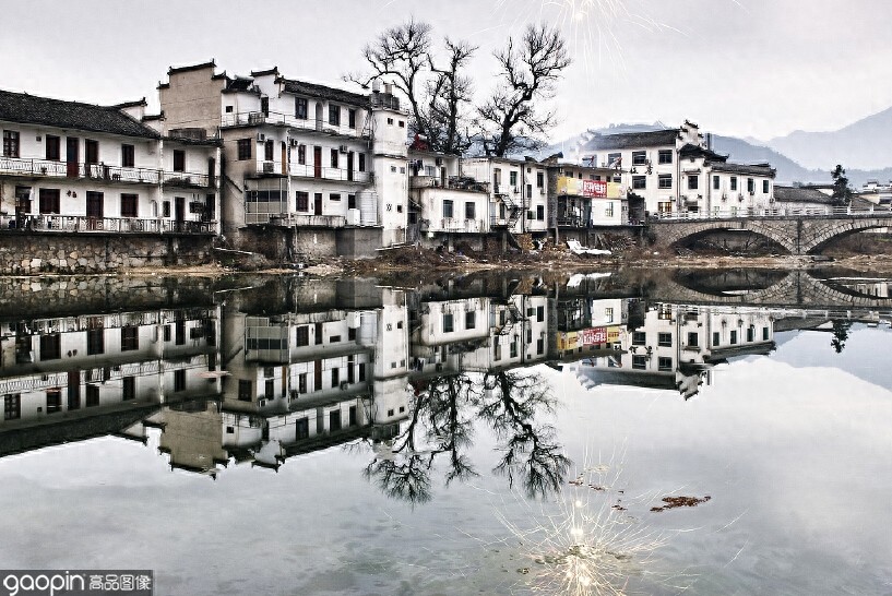 如画的徽派建筑大赏｜独具一格的徽派建筑，水墨画般的村庄