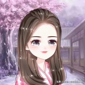 ​仙气十足卡通可爱风女生头像，人群中最靓的女孩子