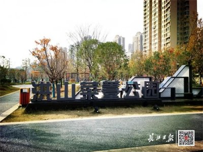 ​好有趣！武汉最小的公园在这里，叫“洪山菜薹”