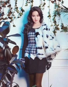 ​刘亦菲花丛仙子，秋冬系列写真