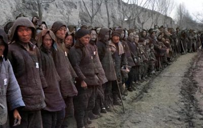 ​1942年真实画面，河南大饥荒灾民啃树皮吃土，300万人被活活饿死