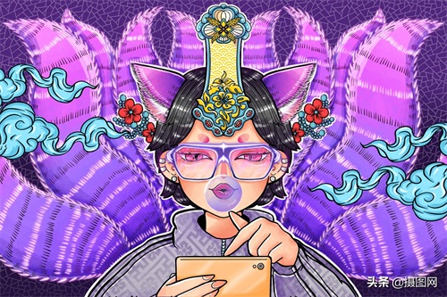 「原创插画」满满中国韵味的漫画人物，太惊艳啦