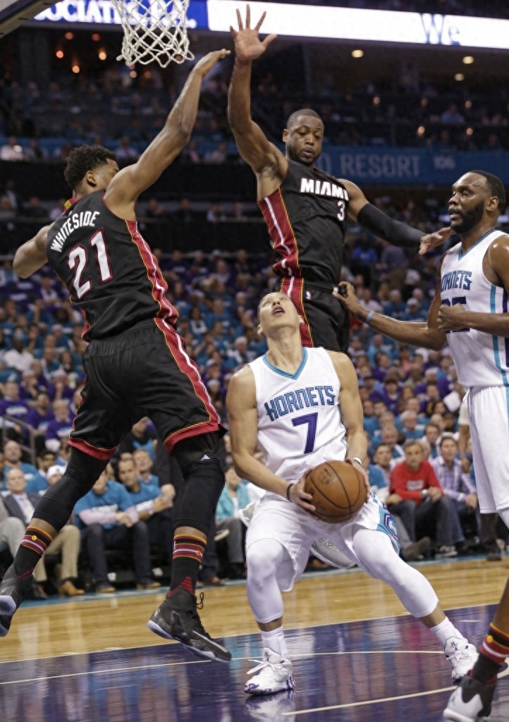 篮球——NBA季后赛：黄蜂胜热火