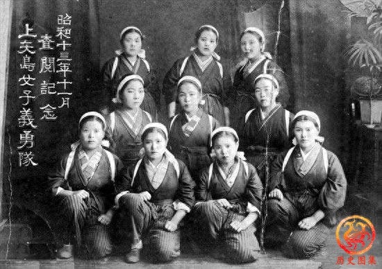 日军设立的慰安所老照片：图四是被解救的慰安妇，图十日军很无耻