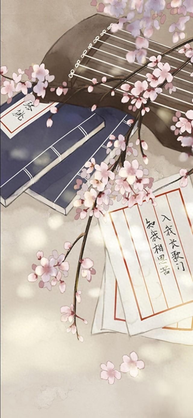 古风手机壁纸:怕是看破落幕曲,君啊江湖从此离