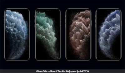 ​整理iPhone11 Pro max用的苹果iOS 13官方自带壁纸，高清无水印