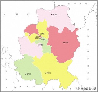 ​吉林省吉林市4区1县4市概况